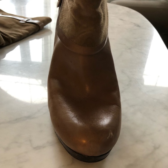 Nike Air Cole Haan Brown Leather Boots - Picture 4 of 11